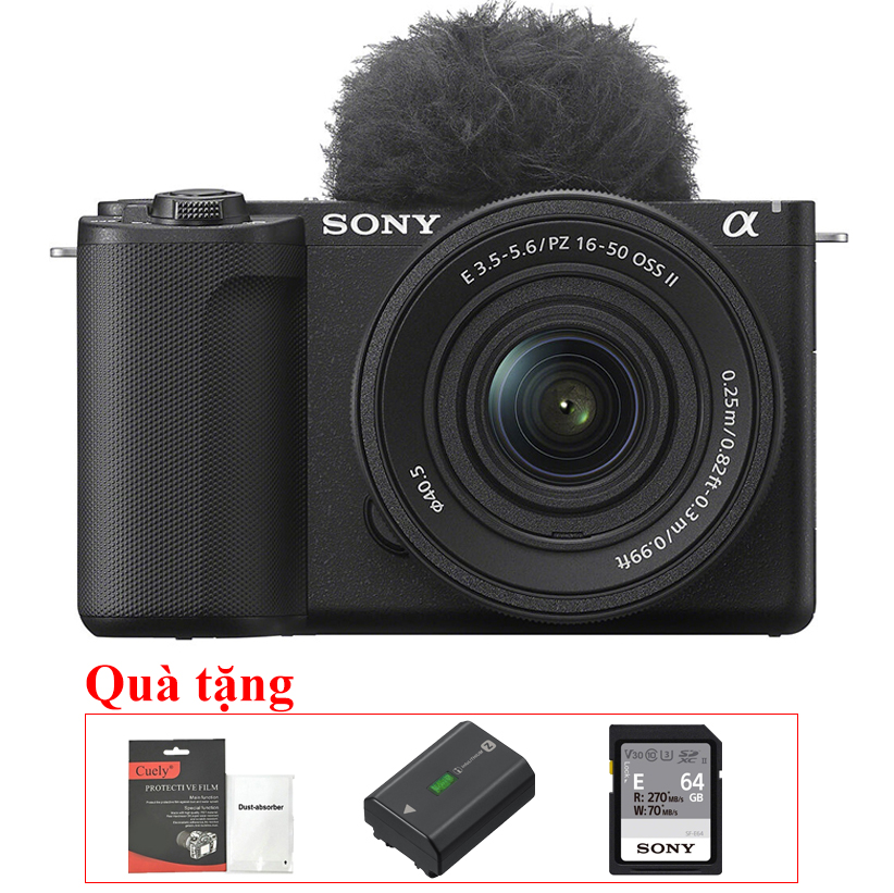 Máy ảnh Sony ZV-E10 Mark II Black Kèm Lens 16-50mm