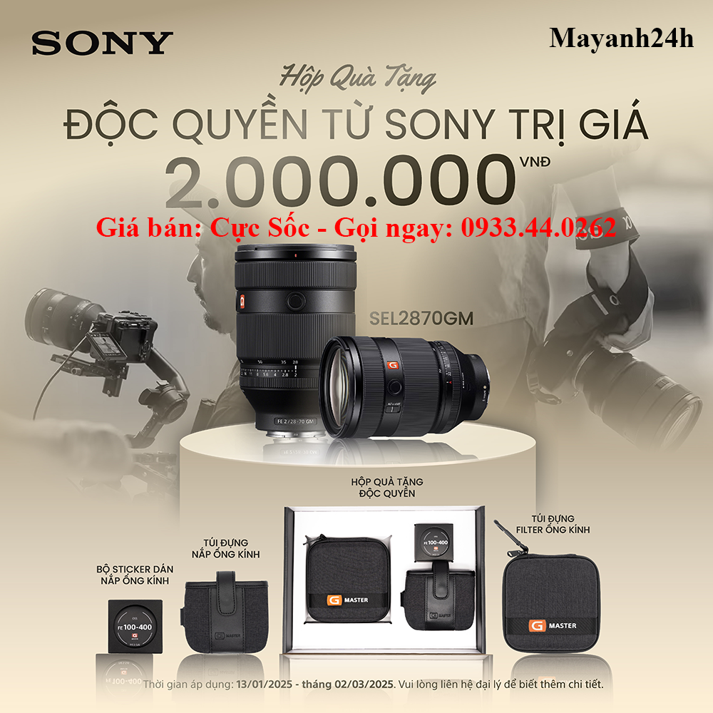 Sony FE 28-70mm F2 G Master