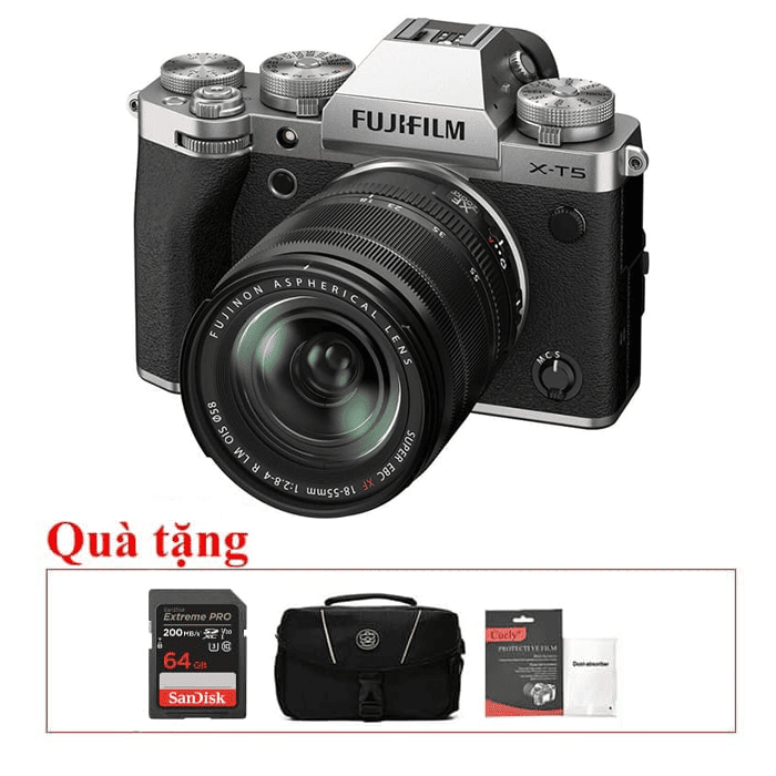 Fujifilm X-T5 + 18-55 Màu bạc Giá luôn tốt tại Mayanh24h