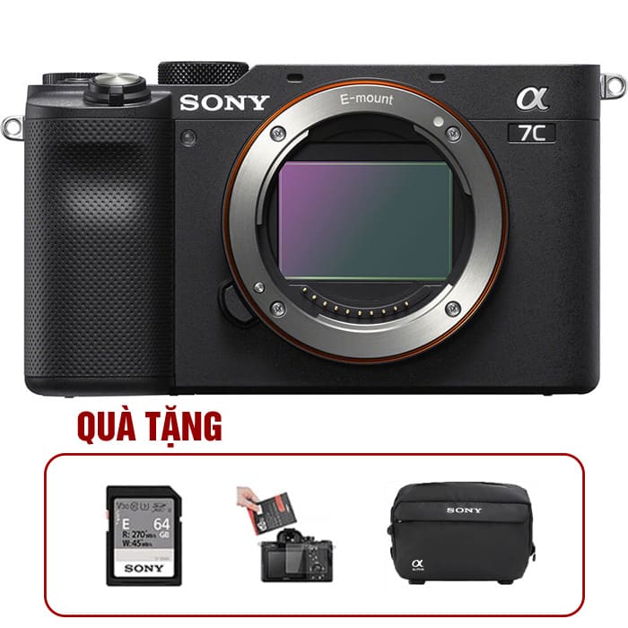 Sony A7C (Màu đen) (Body Only), Mới 100% (Chính hãng Sony VN)