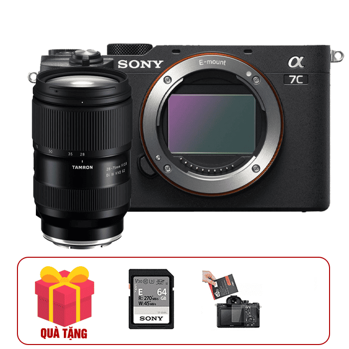 Sony A7C (Đen) Tamron 28-75mm F/2.8 G2 (Chính Hãng)
