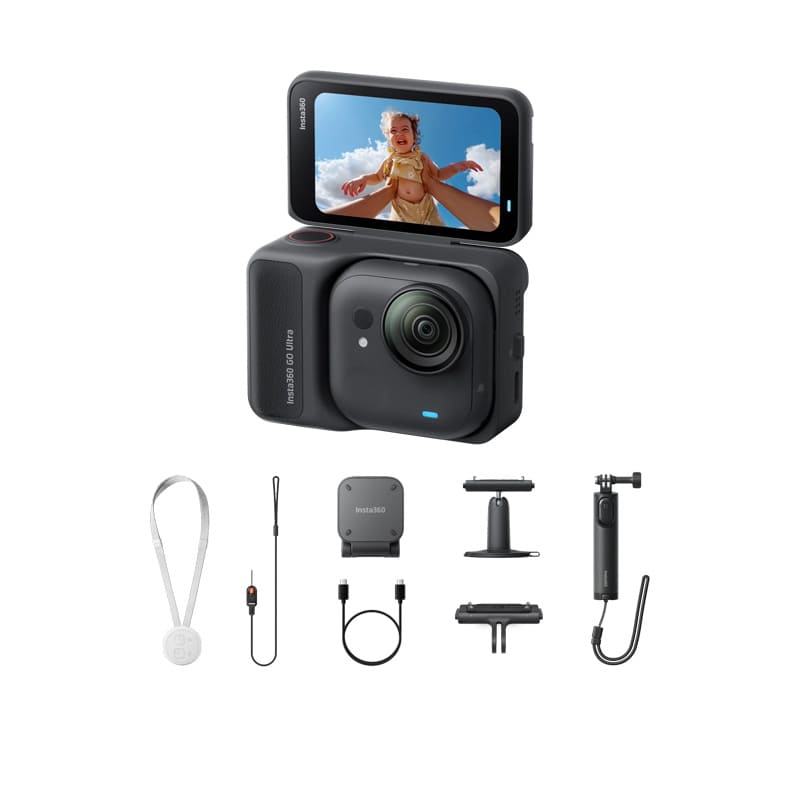 Insta360 GO Ultra – Camera Hành Động Nhỏ Gọn Quay 4K/60fps