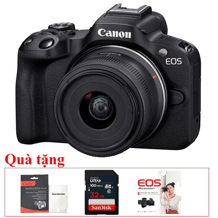 Canon EOS R50 Kit 18-45mm, Mới 100% (Chính hãng Canon)