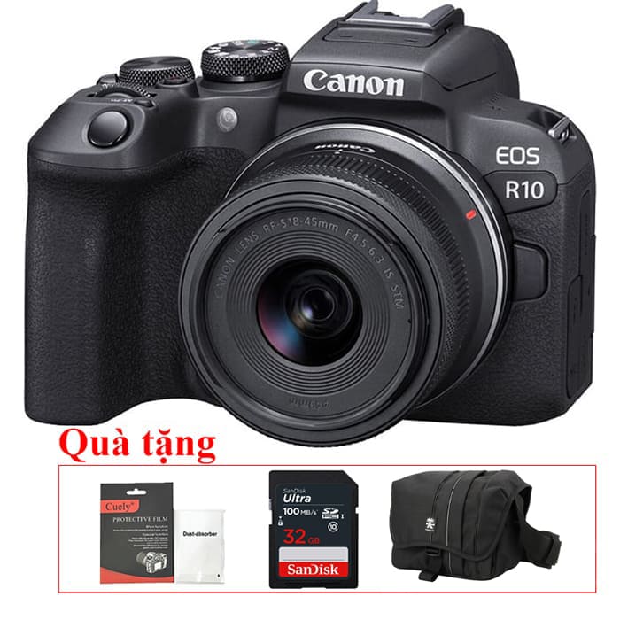 Canon EOS R10 Kit RF-S 18-45mm, Mới 100% (Chính hãng)
