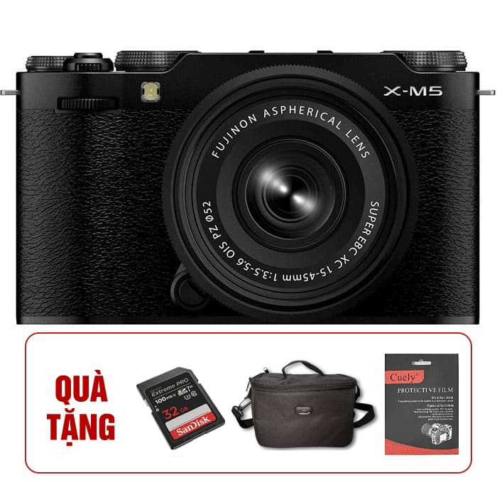 Fujifilm X-M5 Kèm Kit 15-45mm Màu Đen