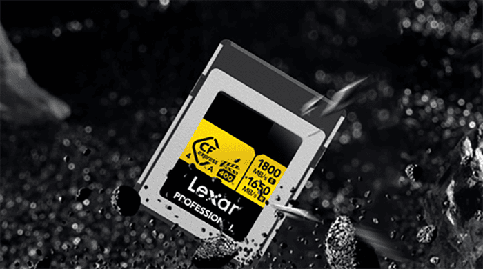Thẻ nhớ Lexar Professional Gold CFexpress 4.0 Type A thiết lập một tiêu chuẩn mới về hiệu suất với tốc độ đọc cực ấn tượng
