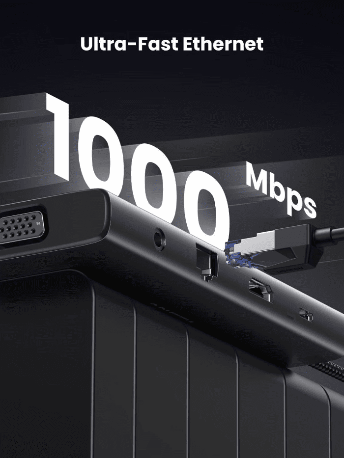 Sản phẩm được trang bị chip xử lý cao cấp giúp đảm bảo hiệu suất hoạt động ổn định khi sử dụng nhiều cổng cùng lúc