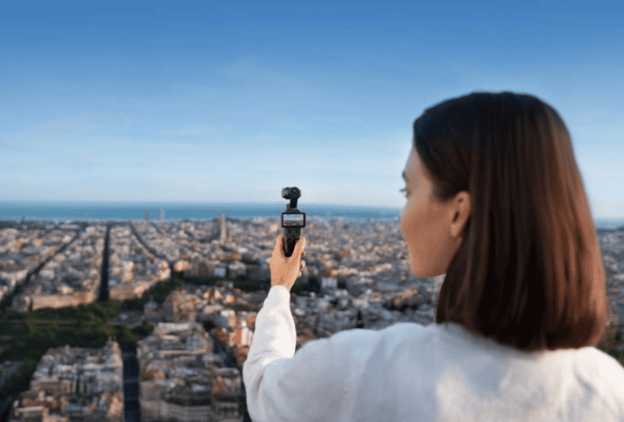 DJI Osmo Pocket 4 có thể nhận diện cử chỉ tay trong khoảng từ 0,5m đến 5m ở zoom 1x và khoảng 1m đến 7m ở zoom 2x
