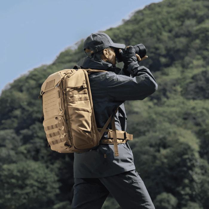 Balo máy ảnh PGYTECH OneMo Tactical 35L mang phong cách tactical mạnh mẽ
