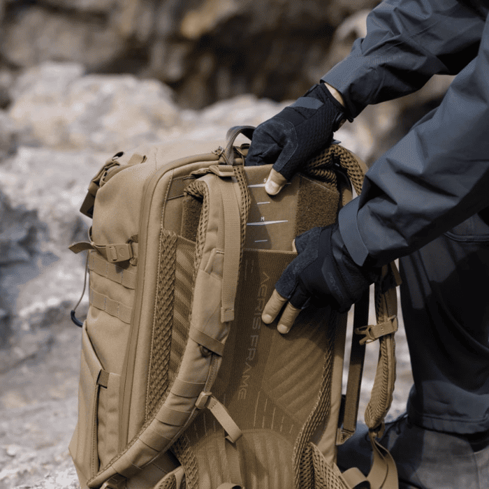 Một trong những điểm nổi bật của PGYTECH OneMo Tactical 35L nằm ở hệ thống trợ lực AerisFrame