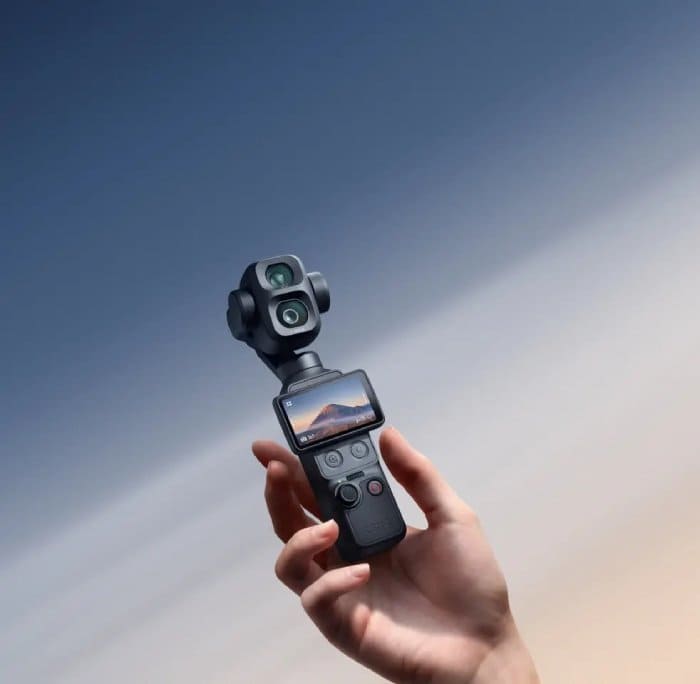 Điểm nâng cấp đáng giá nhất trên DJI Osmo Pocket 4P chính là hệ thống hai camera chuyên biệt