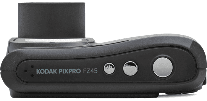 Kodak PIXPRO FZ45 hỗ trợ dải ISO từ 100 đến 3200, tốc độ màn trập điện tử từ 1/2000 đến 30 giây khi sử dụng chế độ Manual