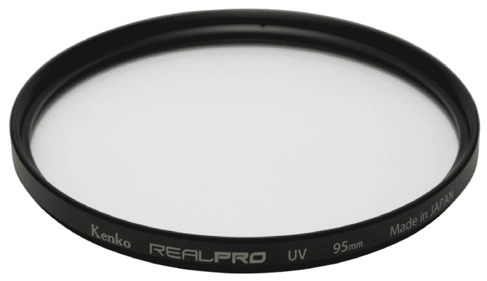 Filter Kenko REALPRO UV 95mm sử dụng kính quang học có khả năng cắt tia cực tím trước khi ánh sáng đi vào ống kính