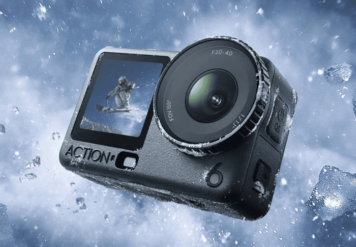 DJI Osmo Action 6 trở thành mẫu camera hành động đầu tiên trên thế giới được trang bị khẩu độ có thể điều chỉnh