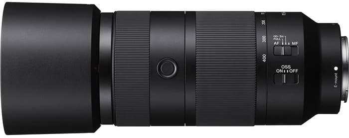 Sony FE 100-400MM F/5.6-8 OSS được tích hợp hệ thống chống rung quang học Optical SteadyShot (OSS)