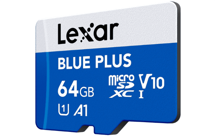 Thẻ nhớ Lexar Blue Plus microSDXC UHS-I U1 V10 A1 hỗ trợ chuẩn A1 dành cho hiệu năng ứng dụng