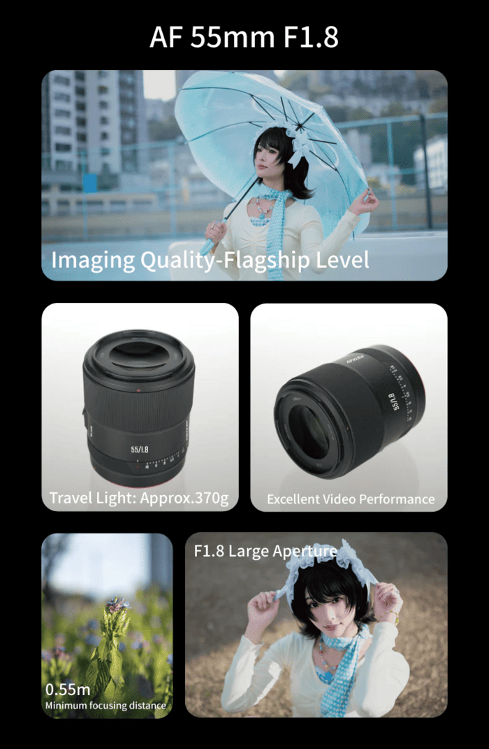 Vistilen AF 55mm F1.8 Pro STM mang đến góc nhìn tương đối tự nhiên