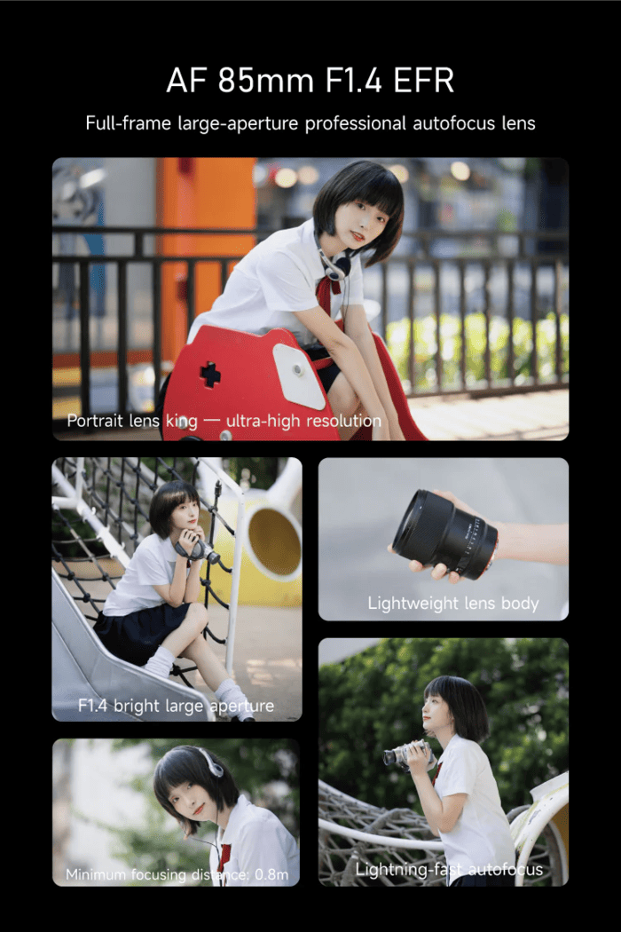 Tiêu cự 85mm trên cảm biến full-frame mang đến góc nhìn phù hợp cho chụp chân dung