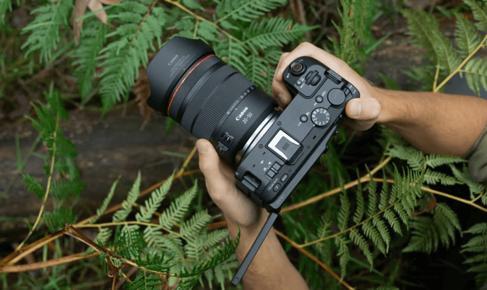 Canon trang bị cho Canon EOS R6 V một quạt tản nhiệt tích hợp