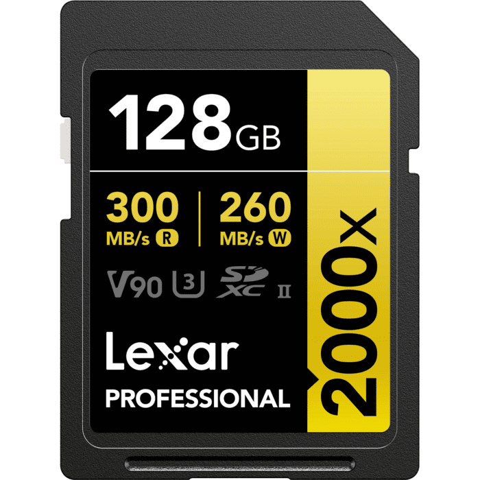 Lexar Professional 2000x SDXC UHS-II V90 được thiết kế nhằm đáp ứng nhu cầu truyền tải và ghi dữ liệu với tốc độ cao