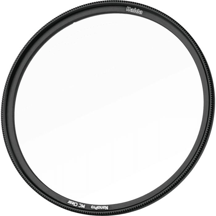 Kính Lọc Haida NanoPro Clear sử dụng kính quang học có độ trong suốt cao