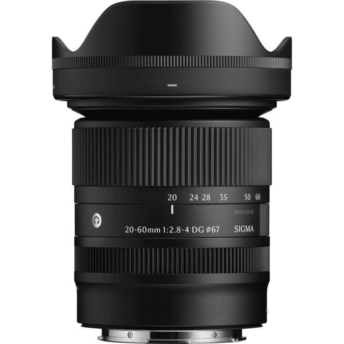 Sigma AF 20-60mm F/2.8-4 DG Contemporary tập trung vào sự linh hoạt với dải tiêu cự 20-60mm
