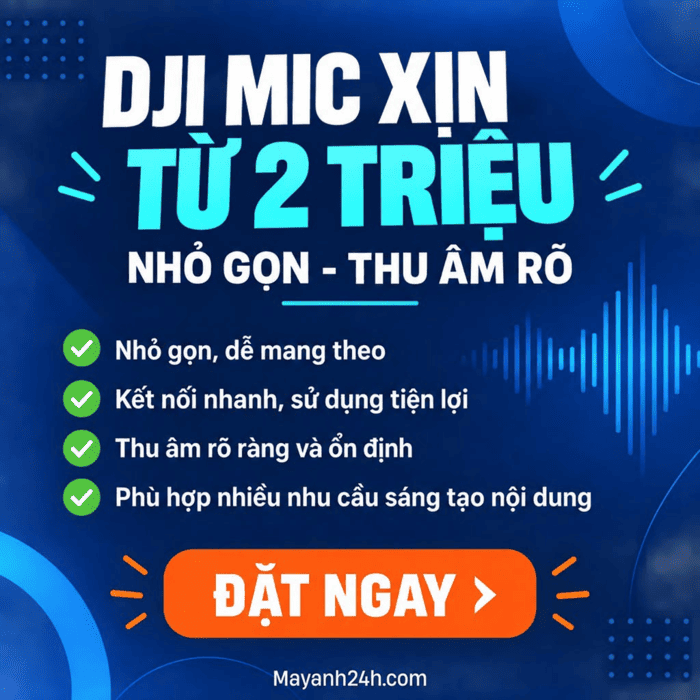 Dòng DJI Mic hướng đến người dùng thường xuyên quay video và cần một thiết bị thu âm nhỏ gọn