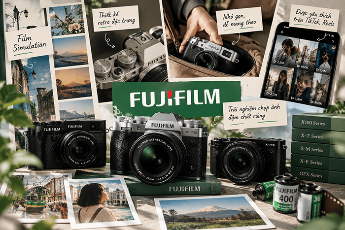 Fujifilm đang sở hữu một hướng đi tương đối khác biệt so với nhiều đối thủ