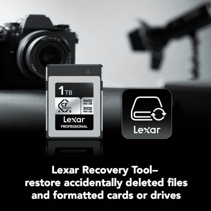 Lexar Professional CFexpress 4.0 Type B Silver hỗ trợ khả năng tương thích ngược với một số máy ảnh sử dụng thẻ XQD