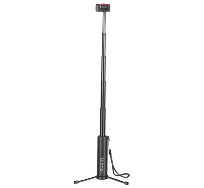 Tripod Ulanzi MT98 có kích thước 48 * 36 * 170 mm khi gấp gọn và 48 * 36 * 570 mm khi kéo dài