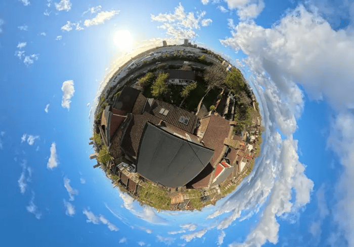 Insta360 X4 cho phép ghi lại toàn bộ không gian xung quanh với video 360 độ 8K