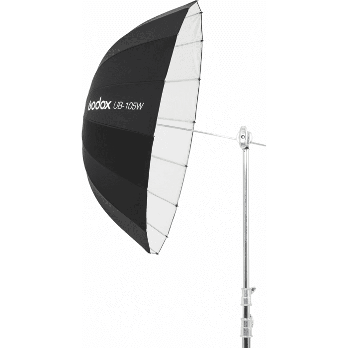 Dù Godox UB-105W sở hữu cấu trúc parabolic sâu