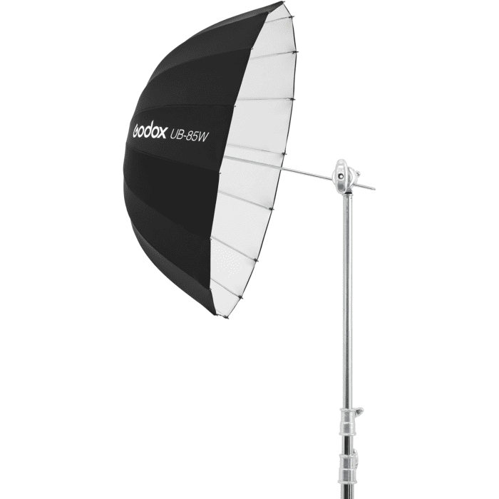 Godox UB-85W là dù phản sáng parabolic sâu có đường kính 33.5 inch