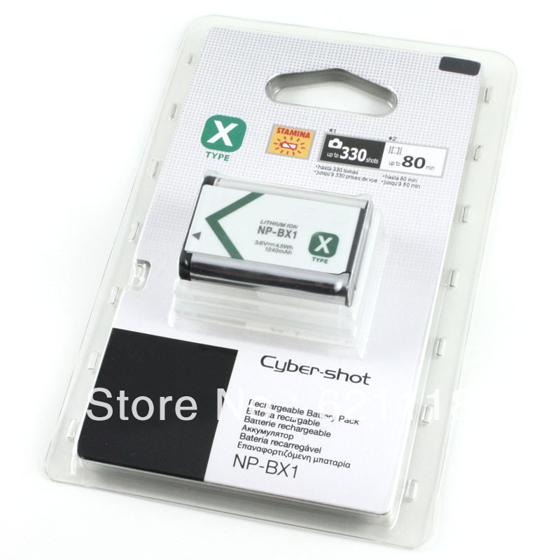 Batteria Sony NP-BX1 Originale 1240mAh Li-Ion Per Cyber-shot DSC-RX100 RX1 Serie