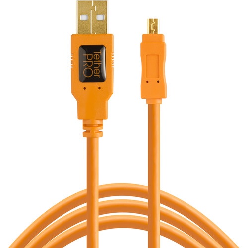 Dây Cáp TetherPro USB 2.0 to Mini-B 4.6m-8 Pin
