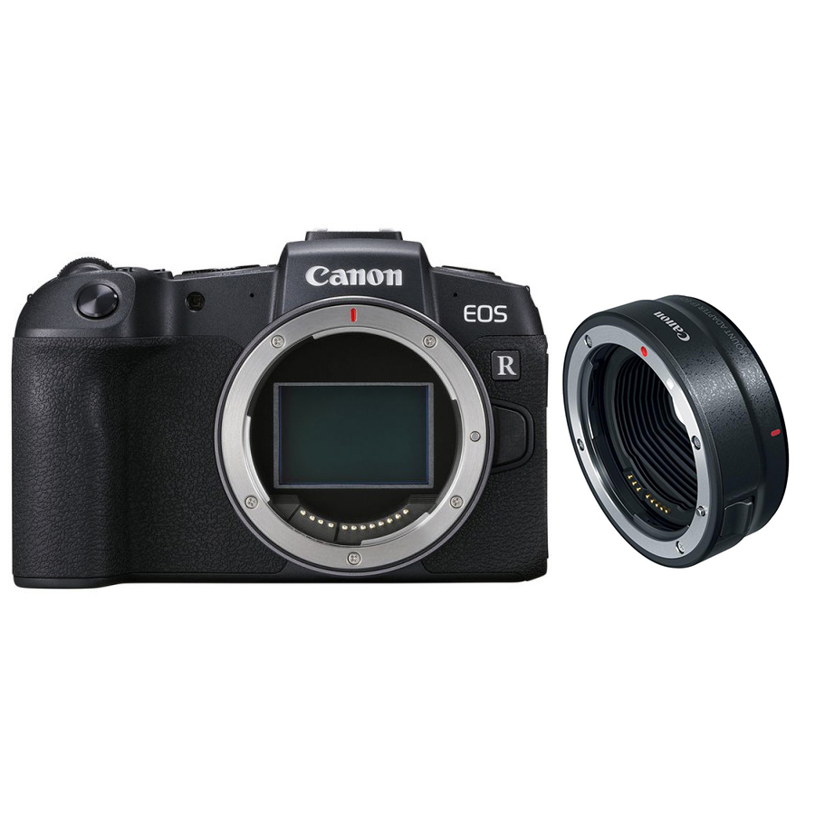 Canon EOS RP + Ngàm chuyển EF-EOS R, Mới 100% (Chính hãng LBM)