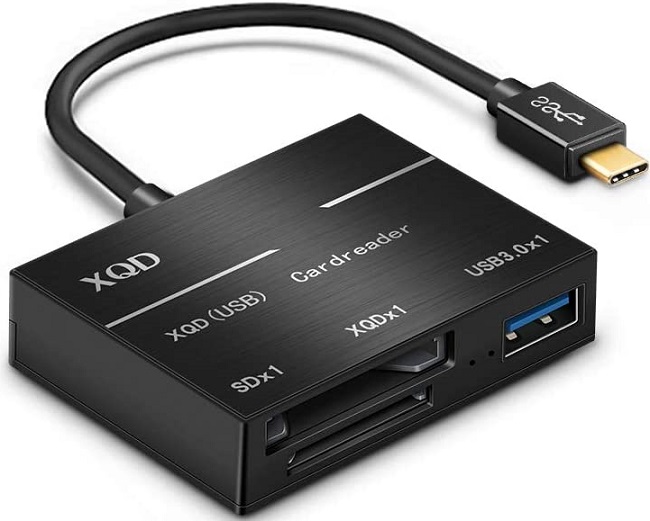 Đầu đọc thẻ XQD USB-C 500Mb/s