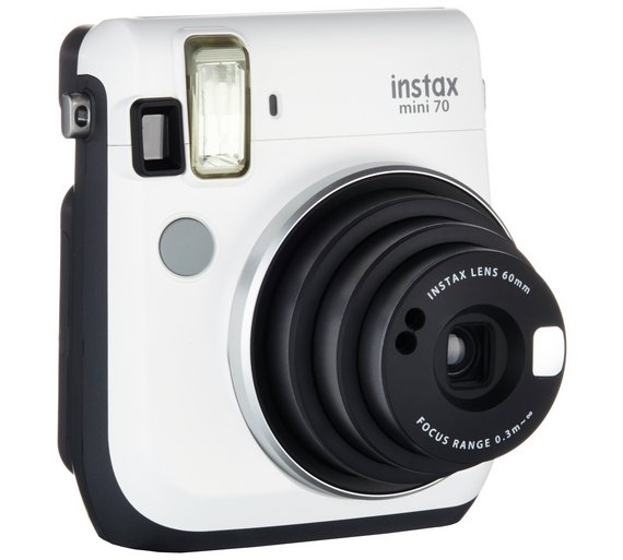 Máy chụp ảnh lấy liền Fujifilm instax mini 70 - Màu trắng | Mayanh24h