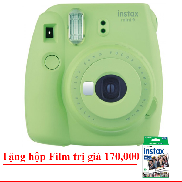 Máy chụp ảnh lấy liền Fujifilm instax mini 9 Màu xanh lá