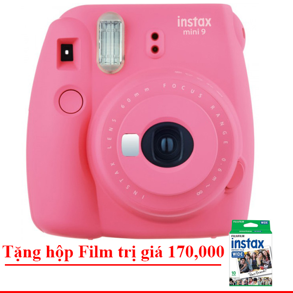 Máy chụp ảnh lấy liền Fujifilm instax mini 9 Màu hồng