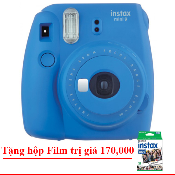 Máy chụp ảnh lấy liền Fujifilm instax mini 9 Màu xanh dương