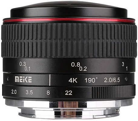 Meike Fisheye 6.5mm F2 cho Sony E-Mount