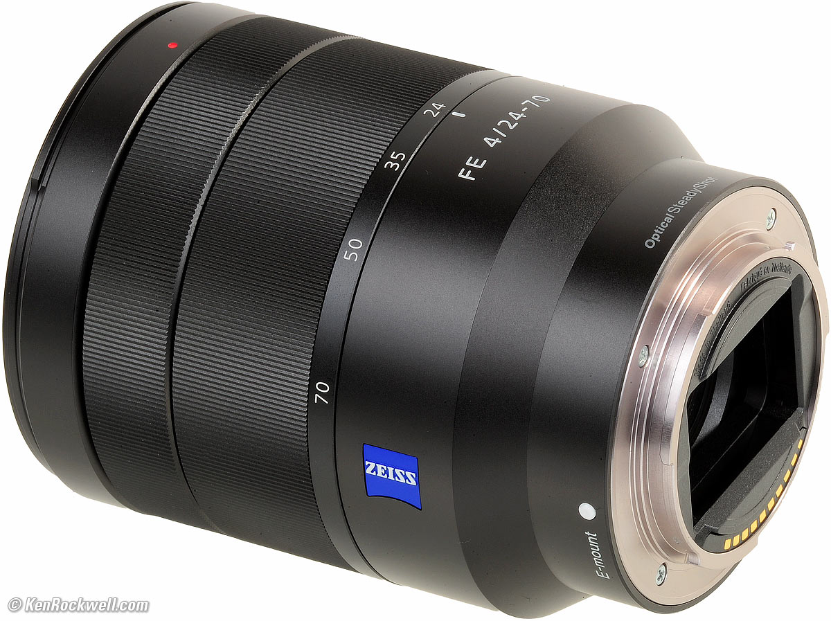 Objectif Sony FE 24-70 Mm F/4 OSS Zeiss – Monture FE – Très Bon état