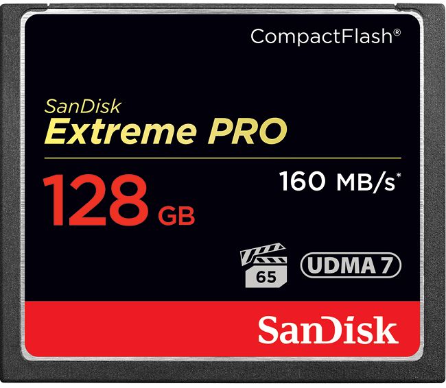 Thẻ nhớ CF Sandisk Extreme PRO 128GB / 1067x / 160mb/s