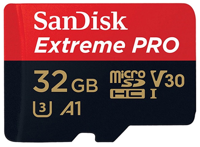 sandisk extreme 32gb sd card