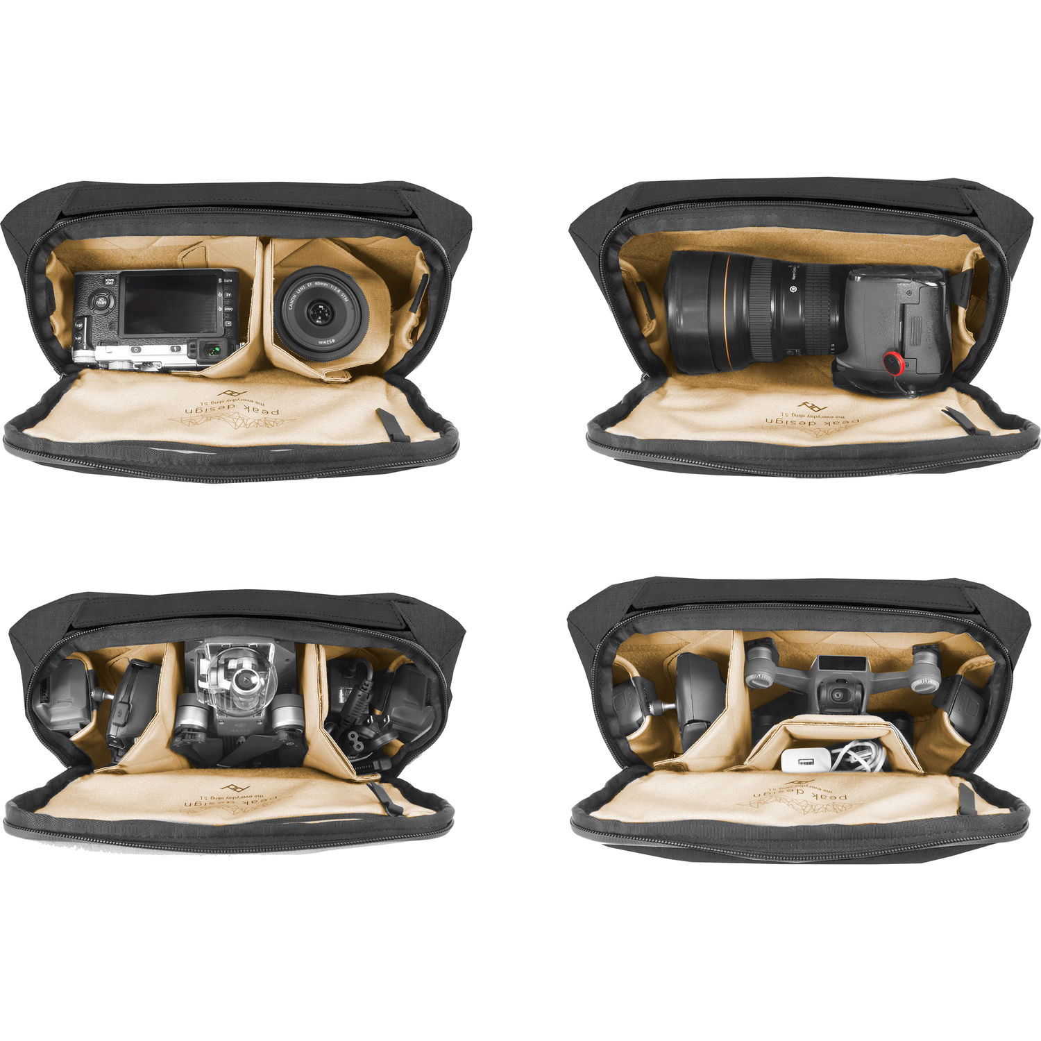 Peak Design Everyday Sling 5L Black | Túi máy ảnh đeo chéo Peak Design ...