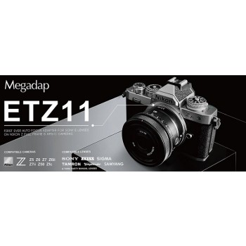 Ngàm chuyển AF Sony E-Mount sang Nikon Z Megadap ETZ11