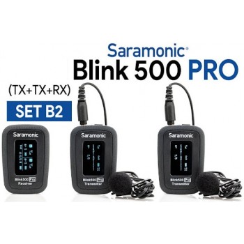 Saramonic Blink 500 Pro B2 (TX+TX+RX) (Chính hãng) - Màu đen