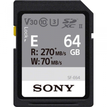 Thẻ Nhớ SDXC Sony 64GB 270MB/70MB/S (SF-E64/T1) (Chính hãng Sony VN)