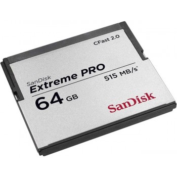 Thẻ nhớ CFast 2.0 SanDisk Extreme Pro 64Gb 515Mb/s (Chính Hãng)